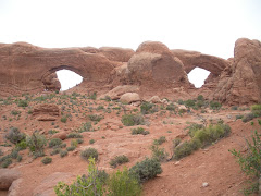 North Window and South Window -Arches National Park