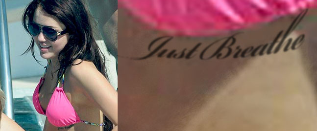 Miley Cyrus' New Tattoo Is A Cross Miley Cyrus' New Tattoo Is A Cross