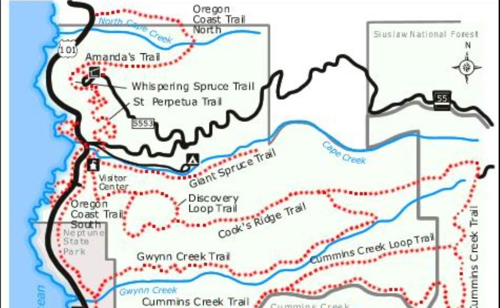 Bicycles101 site Florence Oregon Bicycles 101 Cape Perpetua Trails