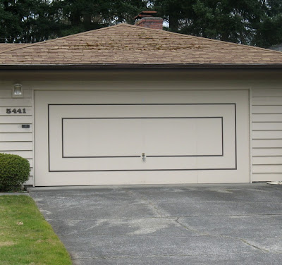 garage doors, midcentury modern, architecture, northwest