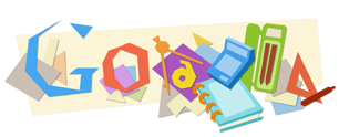 شعار جوجل بمناسبة بدا العام الدراسي