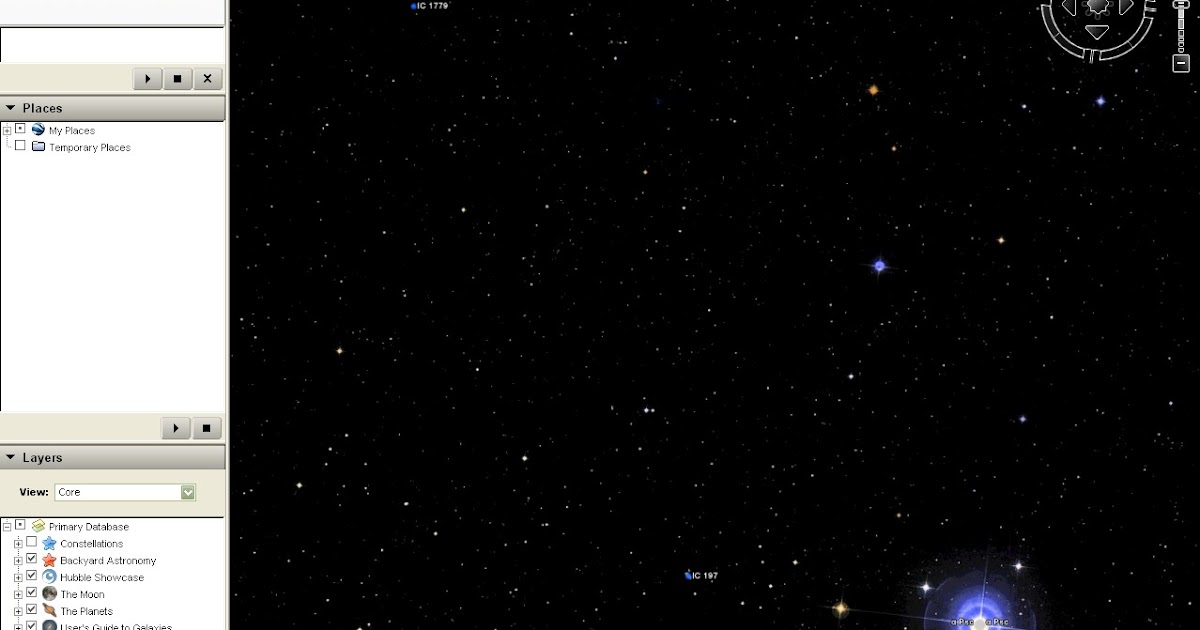 Astronomy and Space Google Earth's New Sky Feature