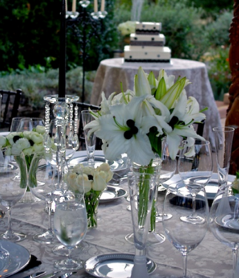 Beautiful White Lily Centerpiece from Barbara Vakassian Florals