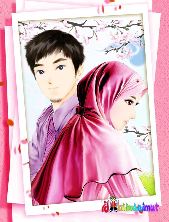 Kartun Muslimah Bertudung