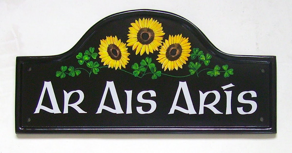 Pictorial House Signs from Yoursigns Ltd Irish House Name Signs