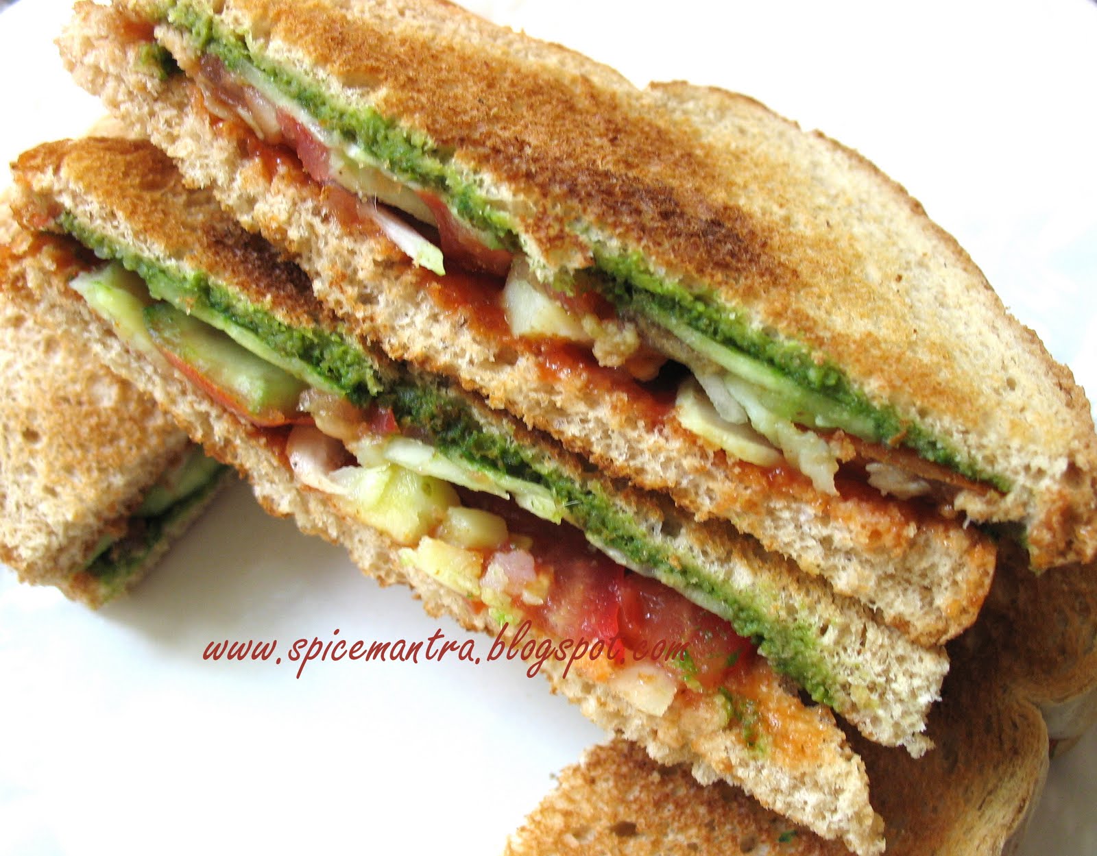 * Treat your tongue *: Indian version of Vegetable/ Vegan Toast