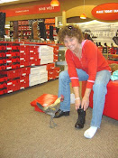 Helping Mom Pick out New Shoes!