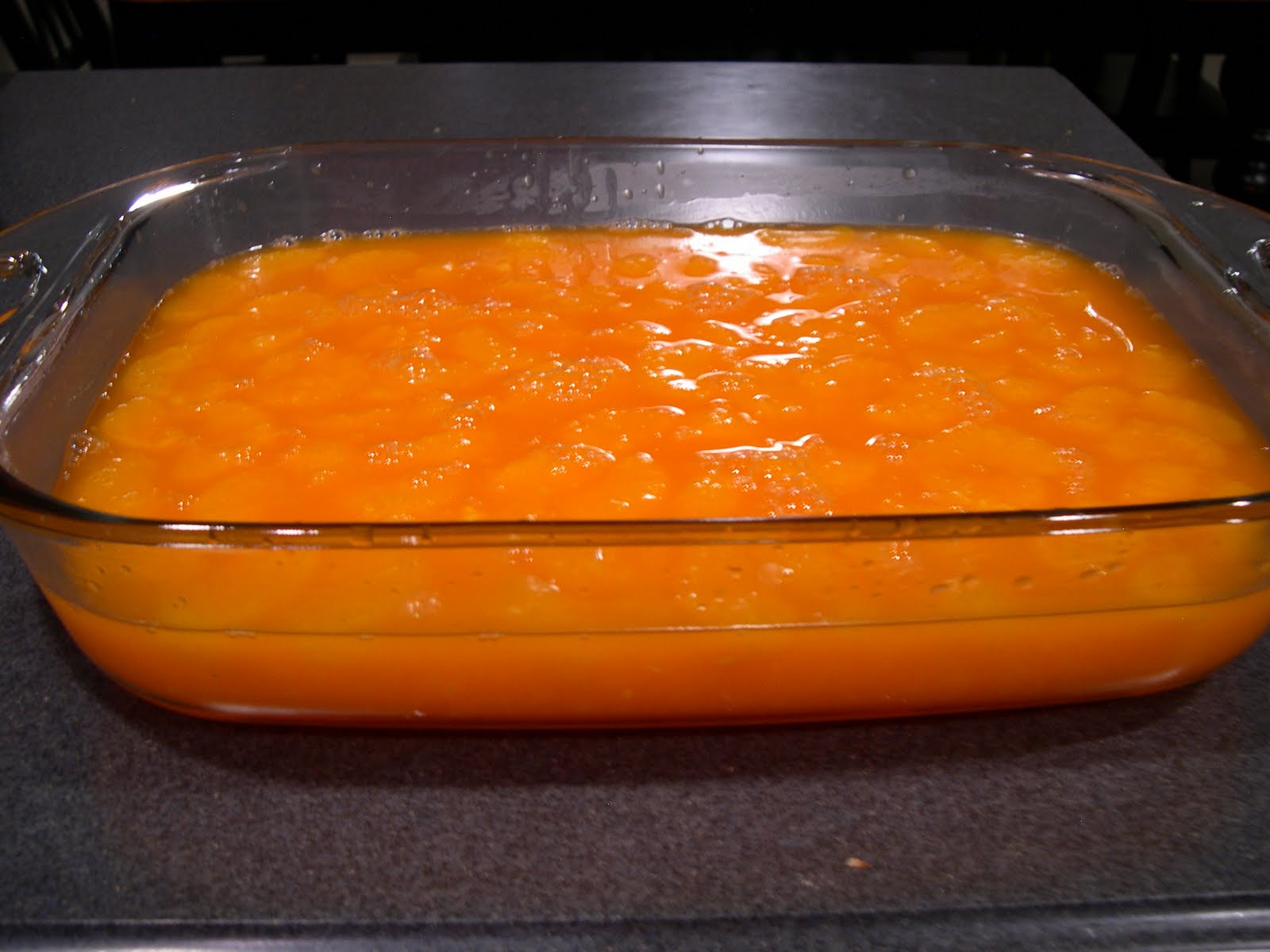 "Course" in Time LemonOrange Jello