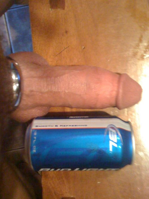 Beercan thick cock