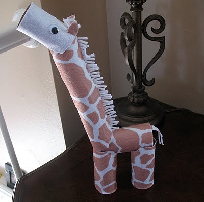 Preschool Crafts for Kids*: Toilet Paper Roll Giraffe Craft