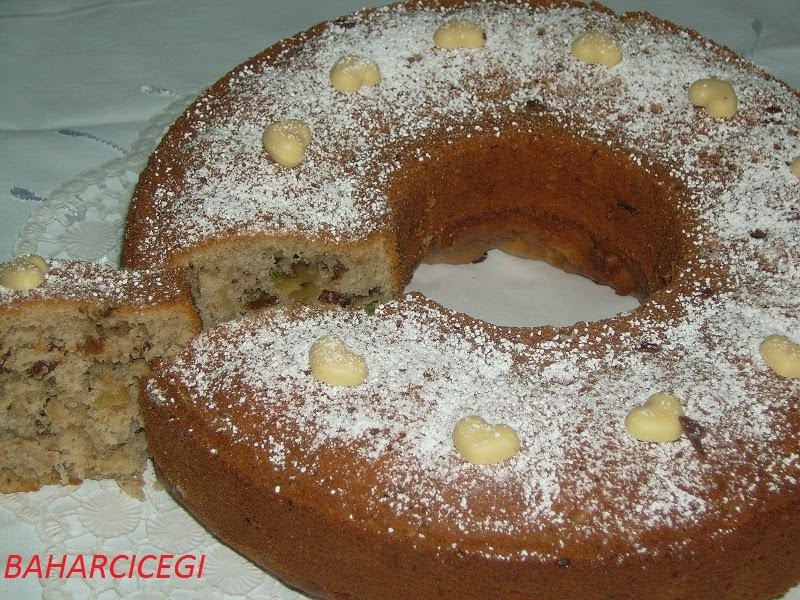 Baharcicegi MUZLU CEVIZLI KURU ÜZÜMLÜ KEK