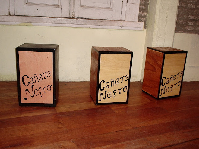 CAJON CAÑETE NEGRO