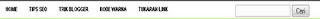 Cara Membuat Menu Horizontal menu horizontal