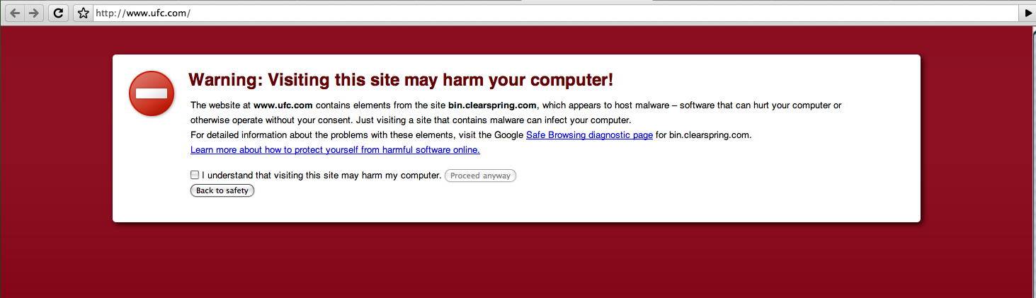 UFC.com blacklisted UFC.com blacklisted