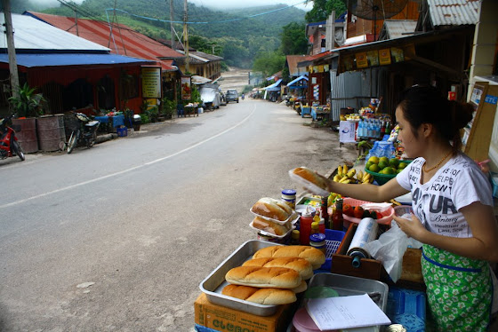 Así era el pueblito Pak Beng en Laos