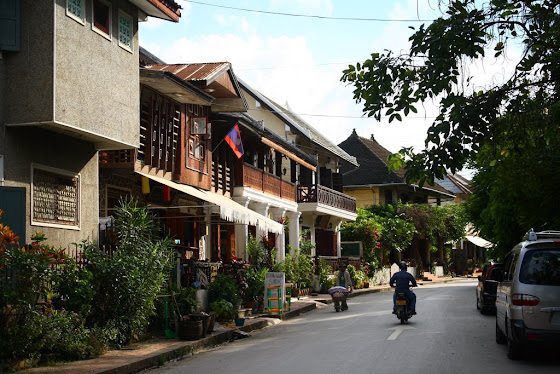 Las calles de Luang Prabang en Laos