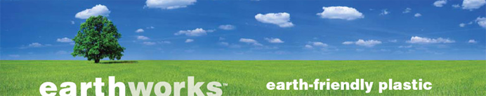 Earthworks, earth-friendly plastic