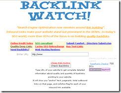 Backlink watch