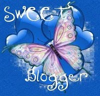 Sweet Blogger Award- From Sandy W and Staci