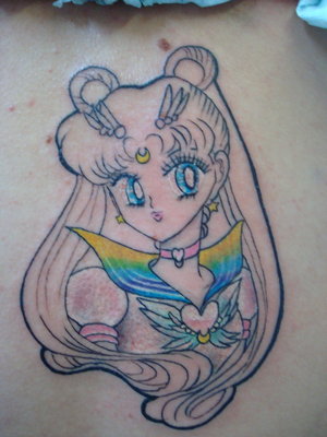 Anime Sailor Moon tattoos