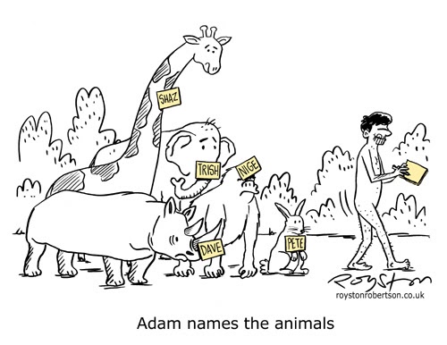 Royston Cartoons: Animals cartoon: What's in a name?
