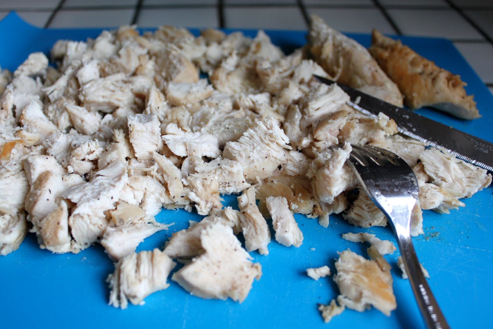 Chicken Salad for a Crowd - Smashed Peas & Carrots