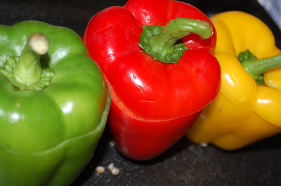 Chef Jeenas food recipes: Vegetarian Stuffed Peppers Recipe