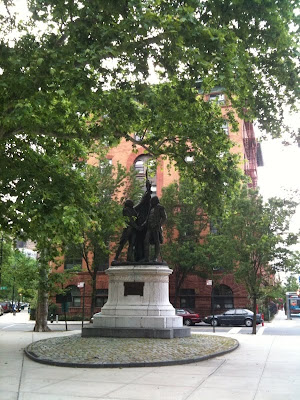 Happy Memorial Day! Lafayette Square, W 114th St., Morningside Ave., Manhattan Ave.