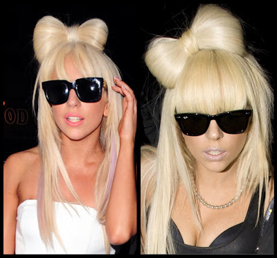lady gaga hair bow how to. Cabelos: Hair Bow da Lady Gaga