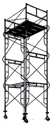 PICTURE OF FRAME MOBILE SCAFFOLD