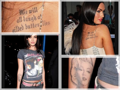 Latin Tattoo Quotes One of The comedian has a garden of tattoos on her 