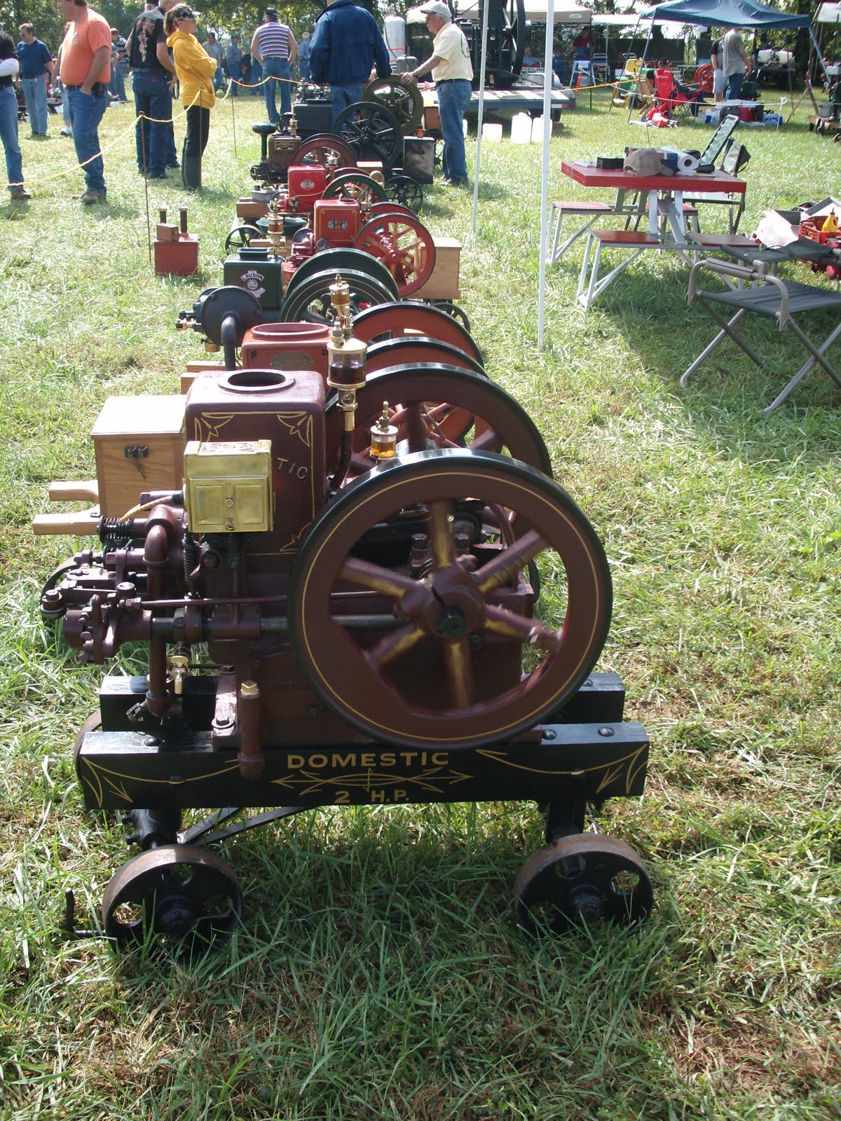 Osage Bluff Quilter Boonville Tractor show 2010