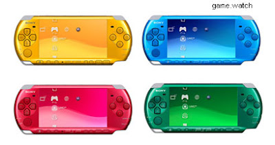 PSP ganha 4 novas cores no Japão