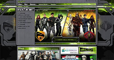 Site oficial do G.I. Joe. É os Comandos em Ação na internet!