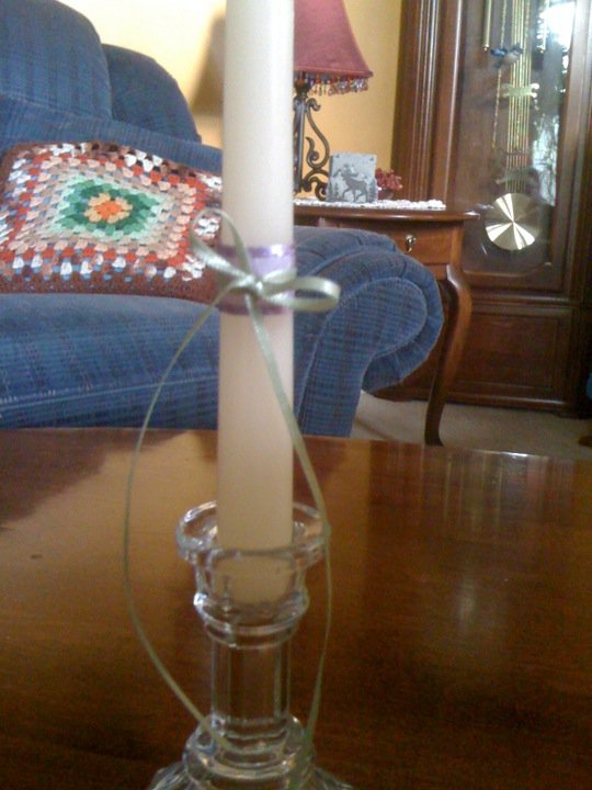 Our Day (In the Making) DIY Unity Candle