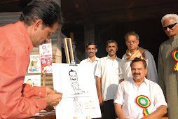 caricature of amarnath shetty