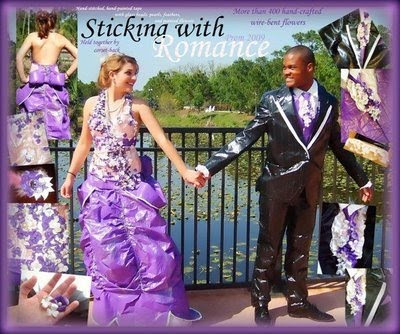duct tape prom. Short Prom Dresses: Duct Tape