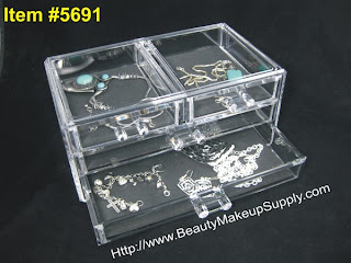 Plexiglass Makeup Storage Cases