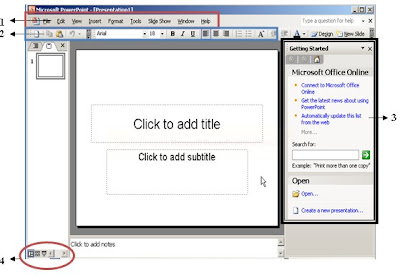 Bagian-bagian MS.Power Point