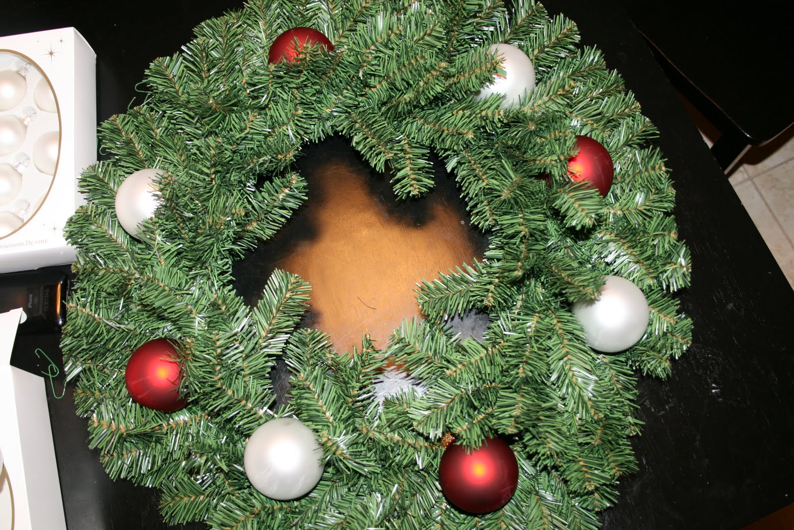 Creative Designs by Jen Making a Bulb Ornament Wreath
