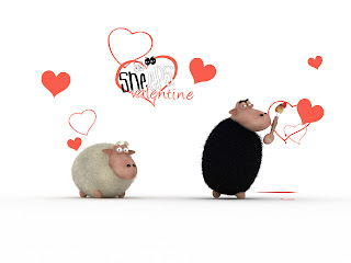 Sheep Lover | Valentines Wallpaper