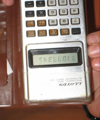 Words With a Calculator