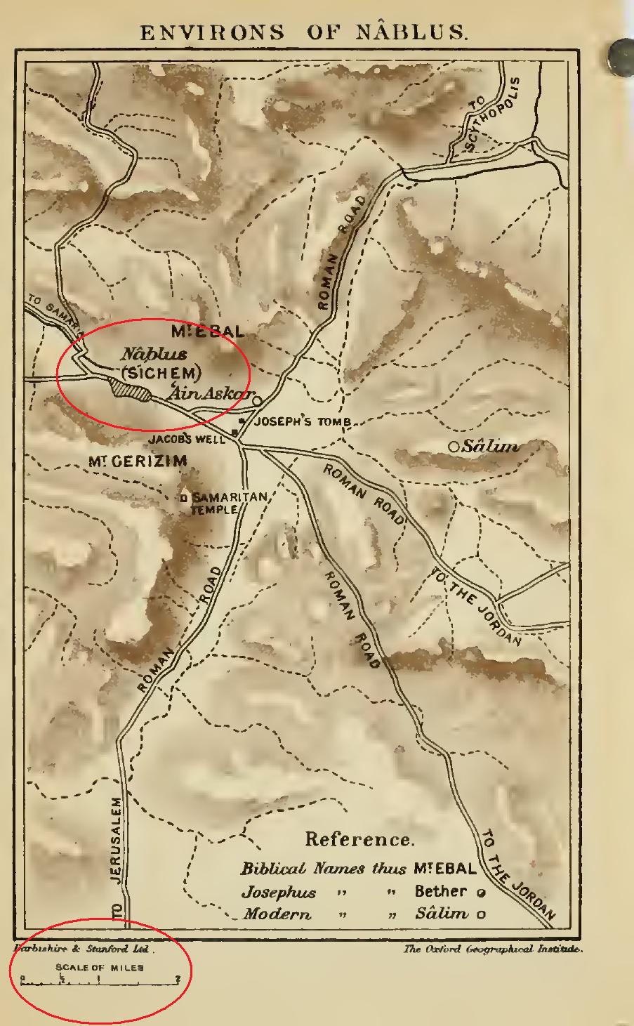 Map Of Nablus