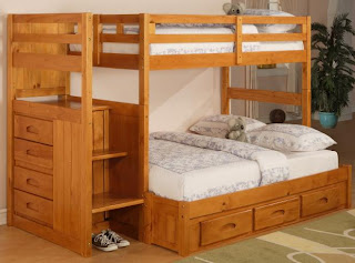 free l shaped bunk bed plans