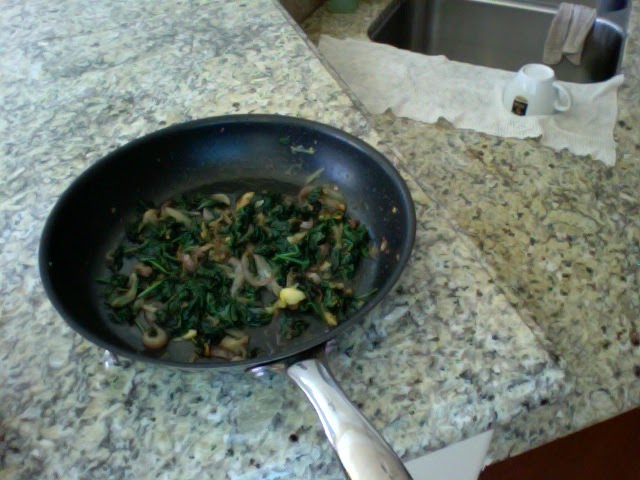 Chow and Chatter: Easy Spinach South Indian Style