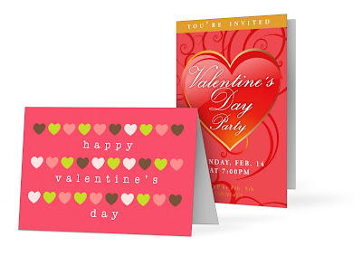 GotPrint Valentine's Day greeting card example with hearts