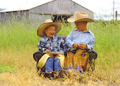 My two little cowboys