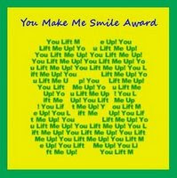 You make me smile Award