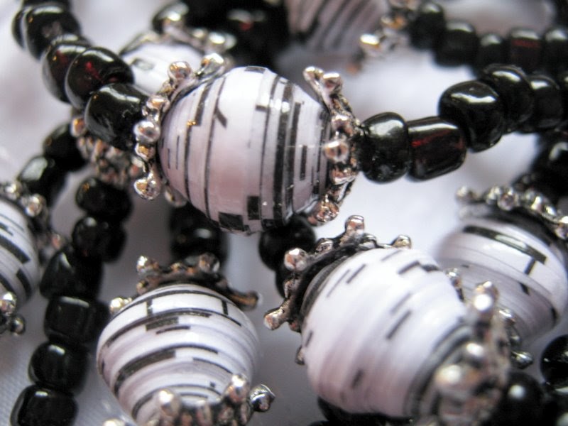 Paper and Whimsies Round Paper Beads