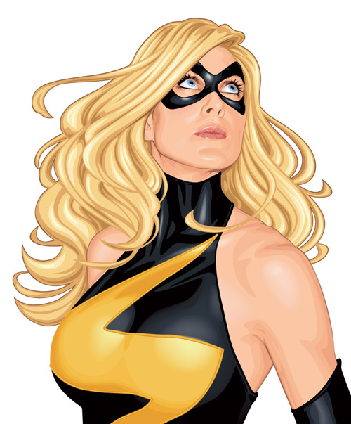 lady gaga born this way album artwork_29. Ms. Marvel by ratscape